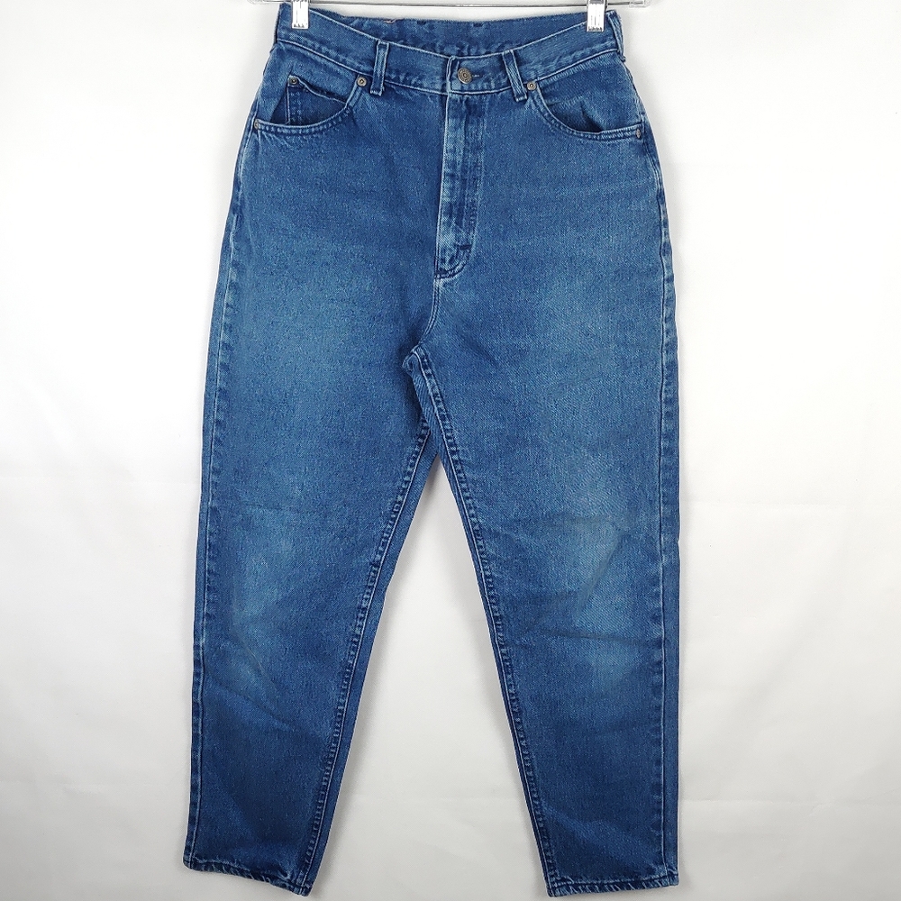 90's Vintage Lee Tapered Leg Jeans Womens 12 Casual Streetwear Going Out Western
